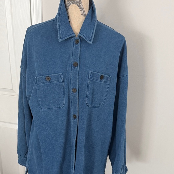 Madewell Tops - Madewell Blue Button-Up Denim Shirt size—L
